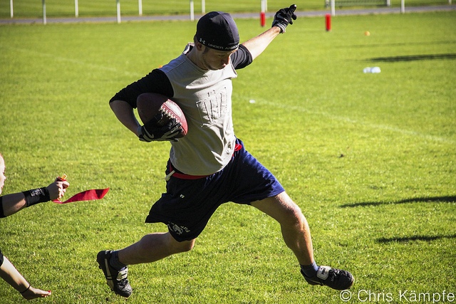 Spieler wird Flagge gezogen